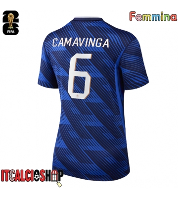Francia Eduardo Camavinga #6 Prima Maglia Femmina Mondiali 2026 Manica Corta